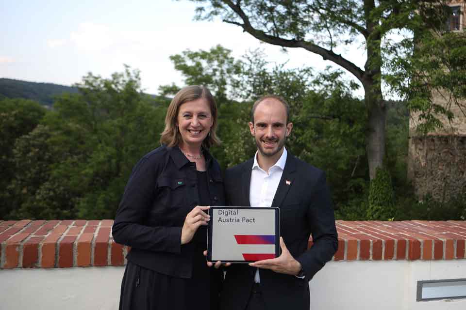 Digital Austria Pact - Florian Tursky - Barbara Eibinger-Miedl