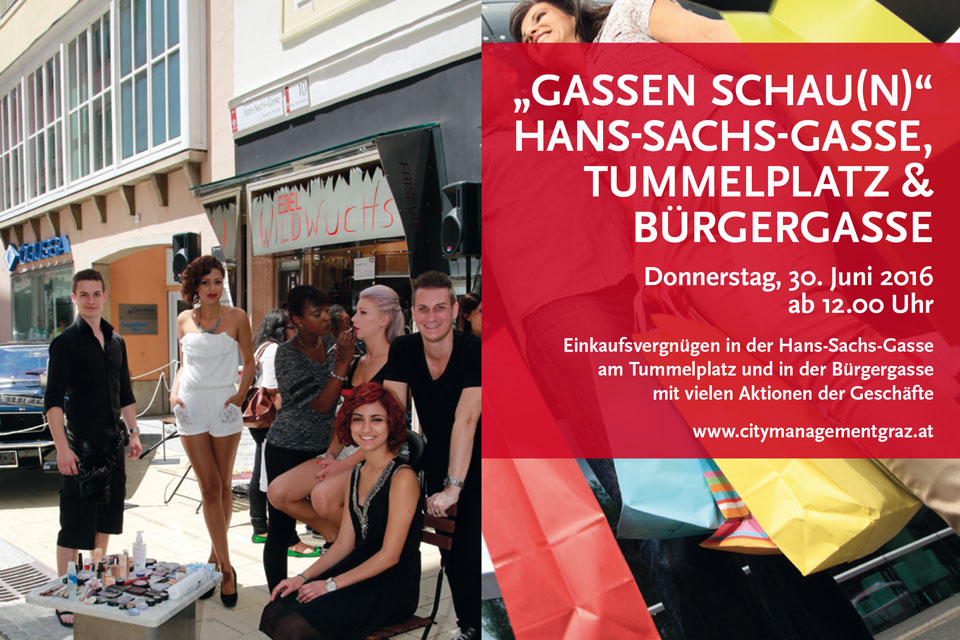Gassen-Shopping Hans-Sachs-Gasse - Tummelplatz - Bürgergasse