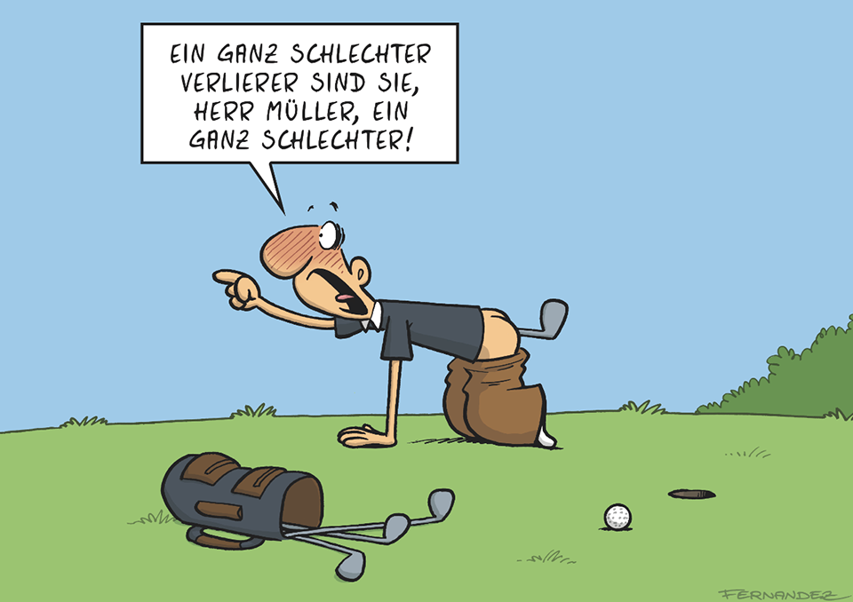 Miguel Fernandez - Cartoons für Golfer