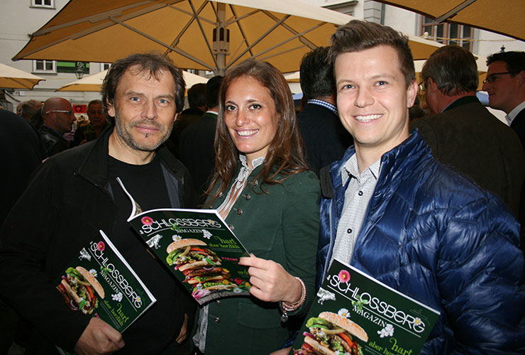 Magazin-Macher Werner Krug, Christiane Dow, Bernd Dorrong