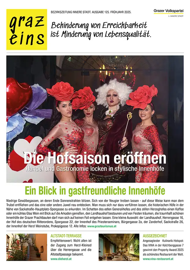 graz eins Nr. 125 Frühjahr 2025